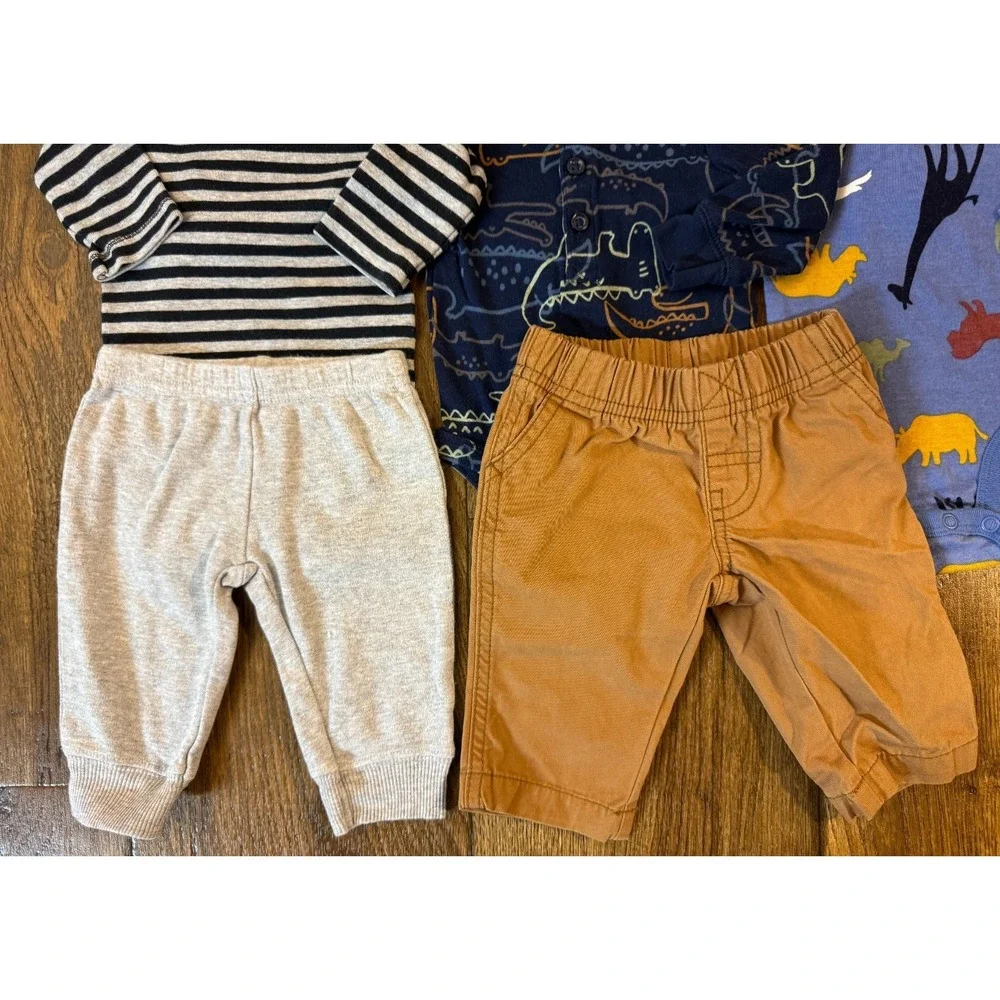 Baby Boy 3 Months Outfits Lot Jeans Pants Bodysuits Shirts Jacket Hoodie Clothes